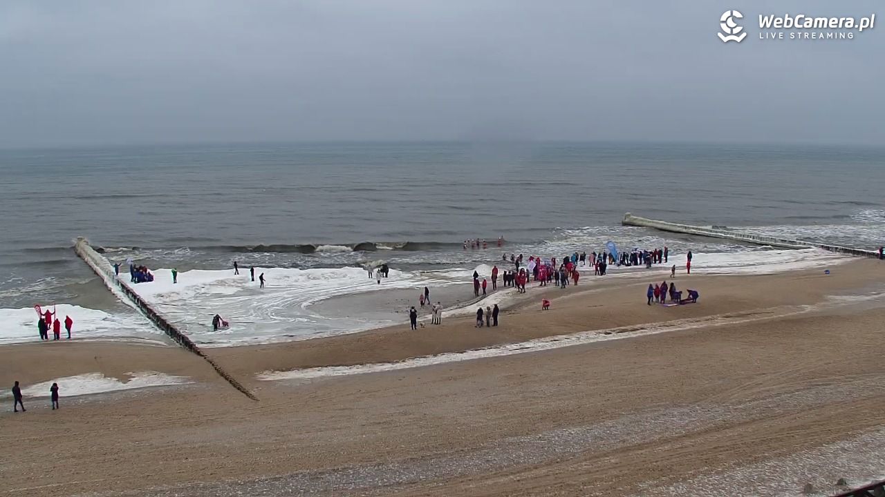 MIELNO - widok na plażę - 05 luty 2026, 12:38