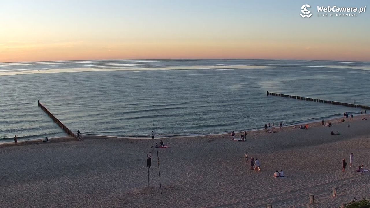 MIELNO - widok na plażę - 23 czerwiec 2026, 21:15
