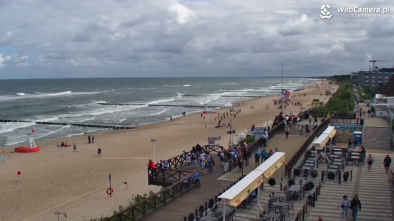 MIELNO - widok na plażę - 07 sierpień 2026, 10:23