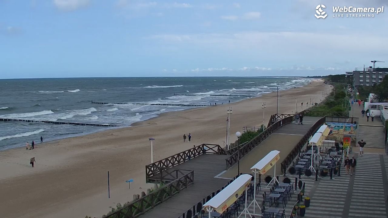 MIELNO - widok na plażę - 09 czerwiec 2025, 13:44