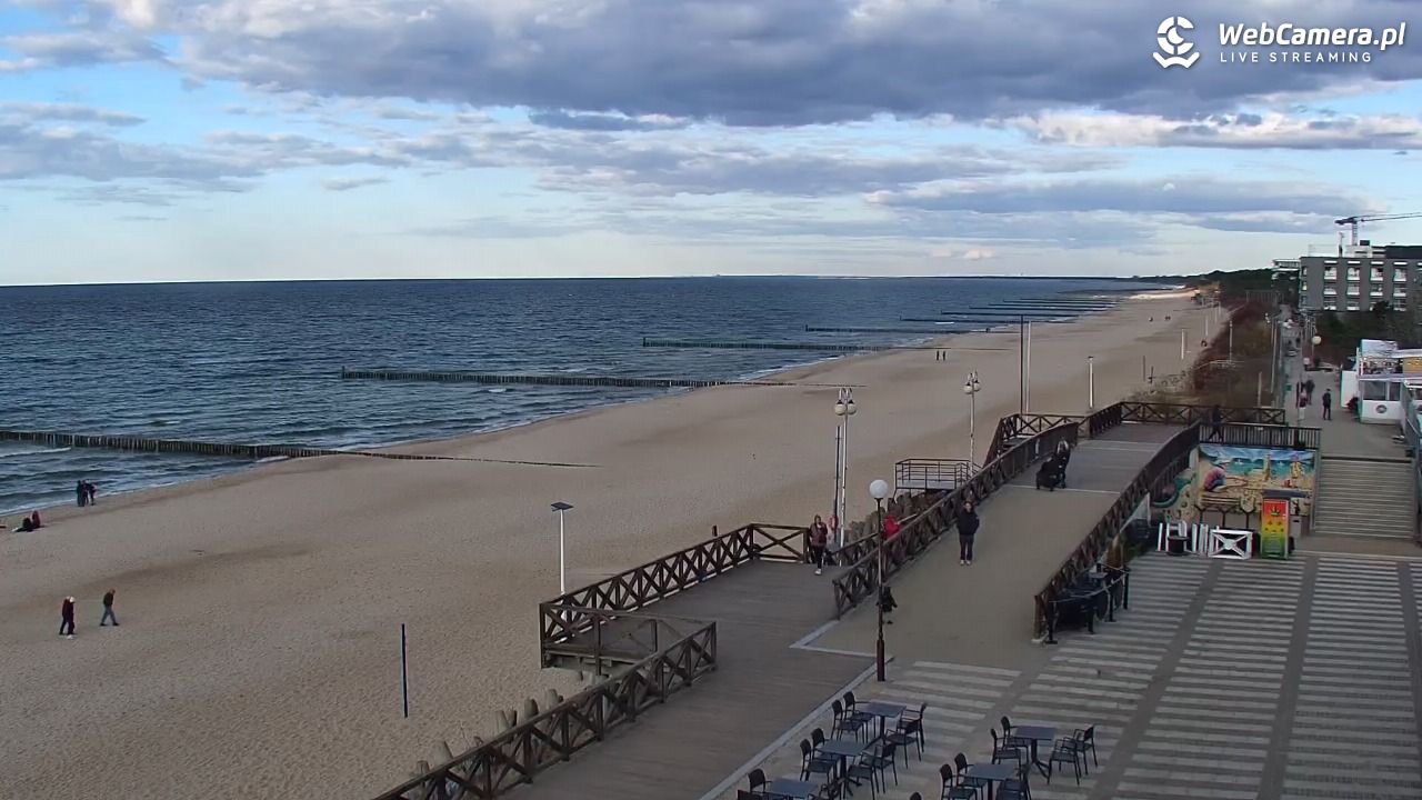 MIELNO - widok na plażę - 21 marzec 2026, 16:24