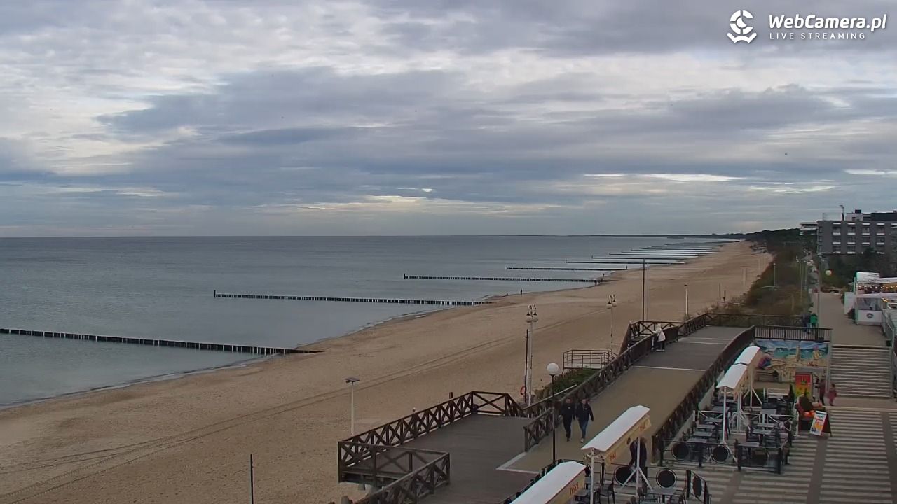 MIELNO - widok na plażę - 05 listopad 2025, 13:03