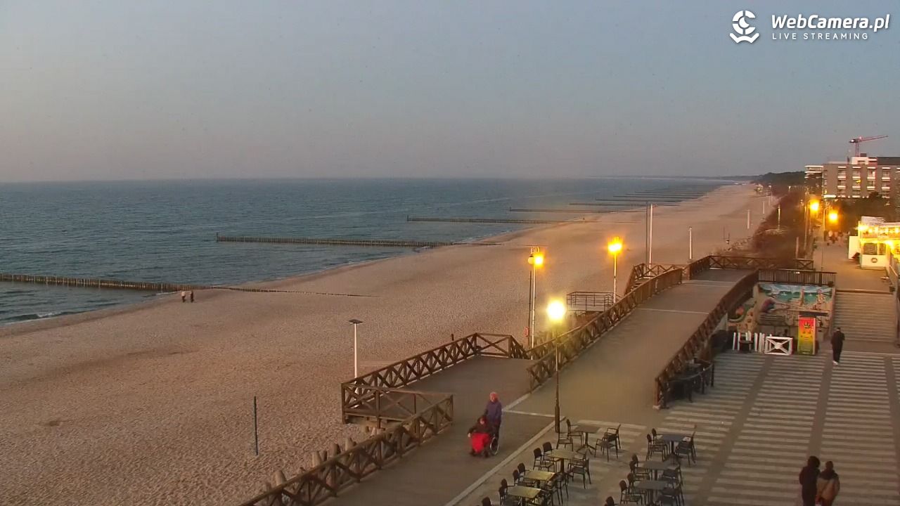 MIELNO - widok na plażę - 22 marzec 2026, 18:37
