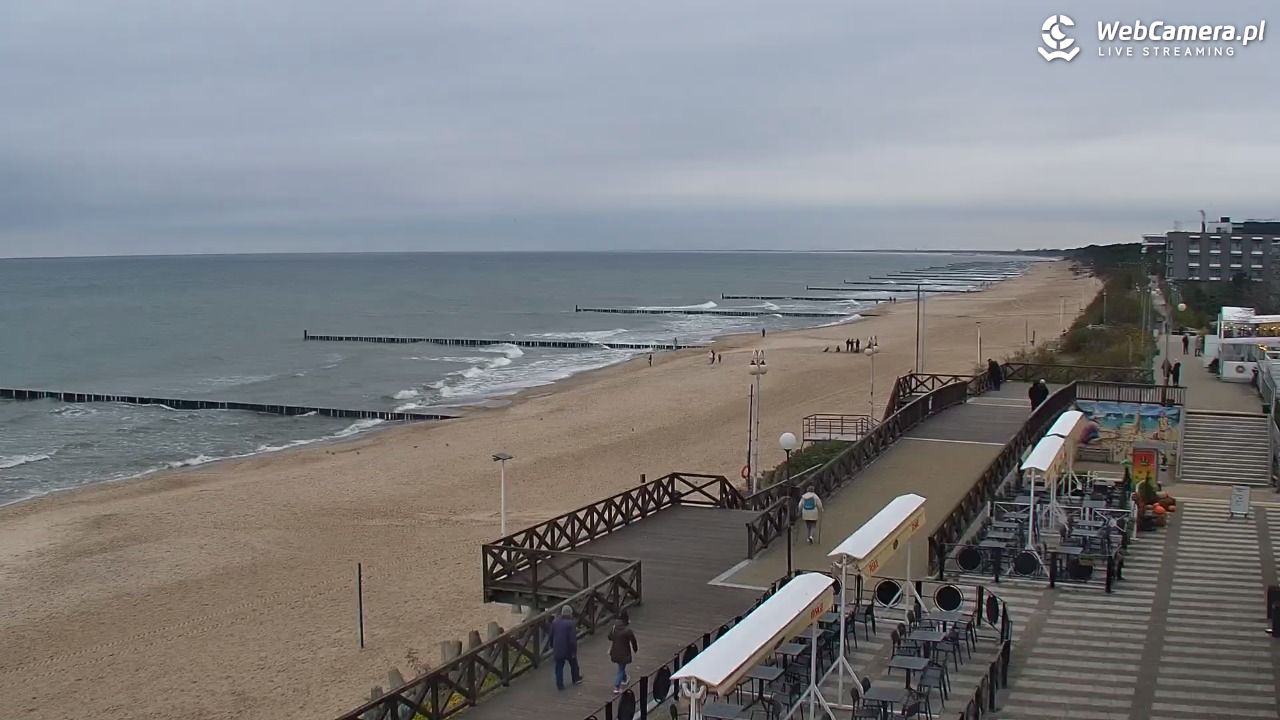 MIELNO - widok na plażę - 04 listopad 2025, 12:43
