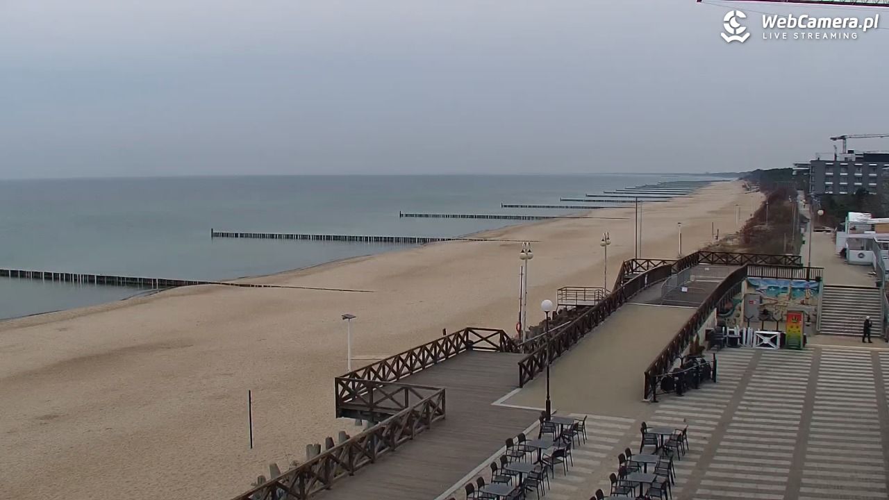 MIELNO - widok na plażę - 24 marzec 2026, 07:18