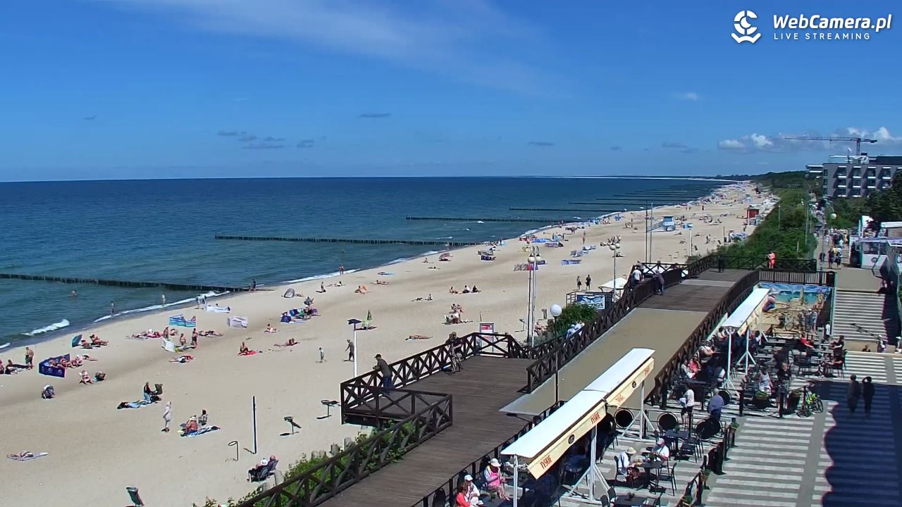 MIELNO - widok na plażę - 23 czerwiec 2026, 13:43