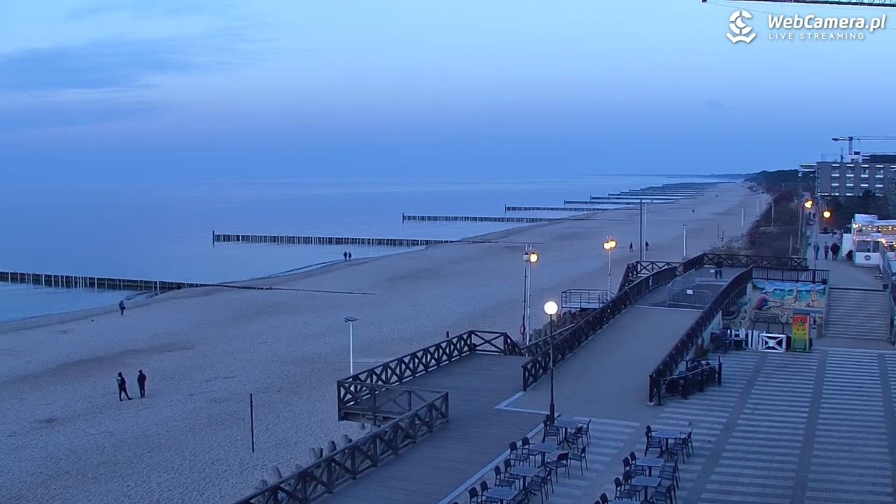 MIELNO - widok na plażę - 23 marzec 2026, 18:12