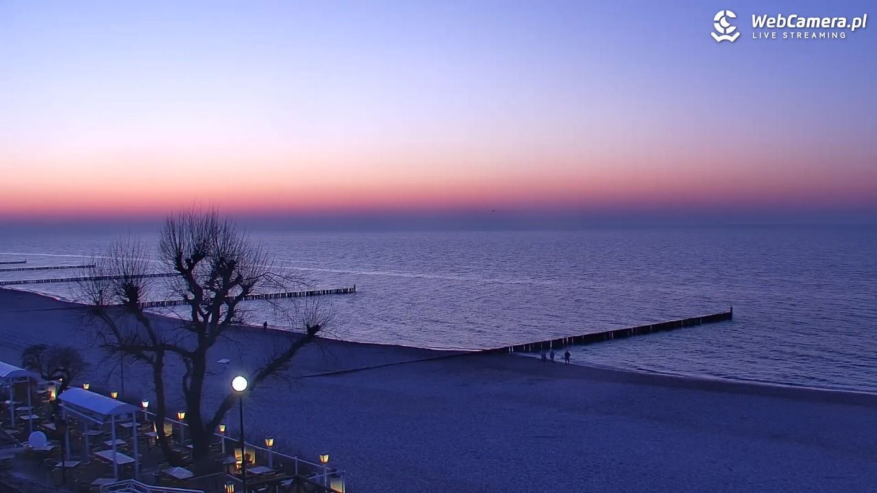 MIELNO - widok na plażę - 22 marzec 2026, 18:30