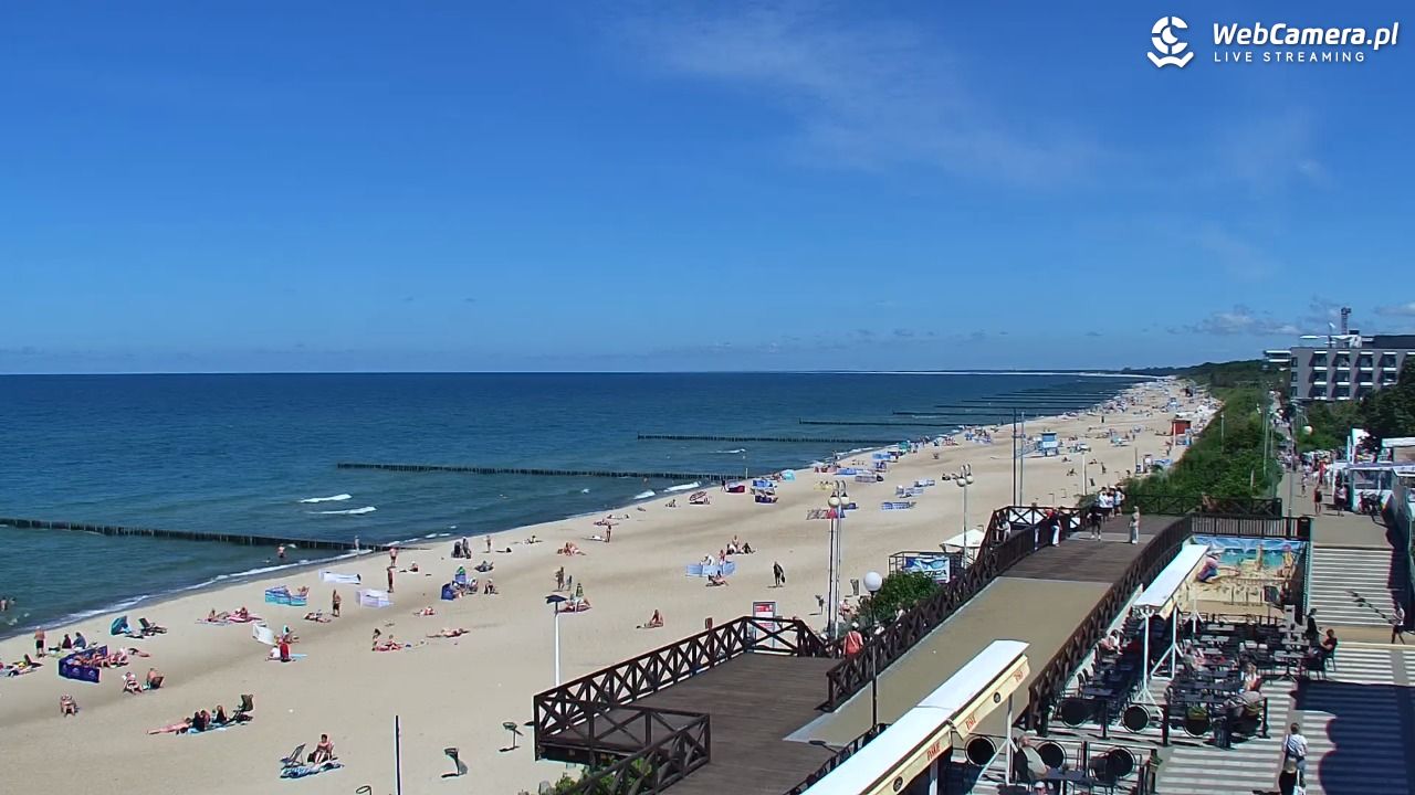 MIELNO - widok na plażę - 23 czerwiec 2026, 14:07