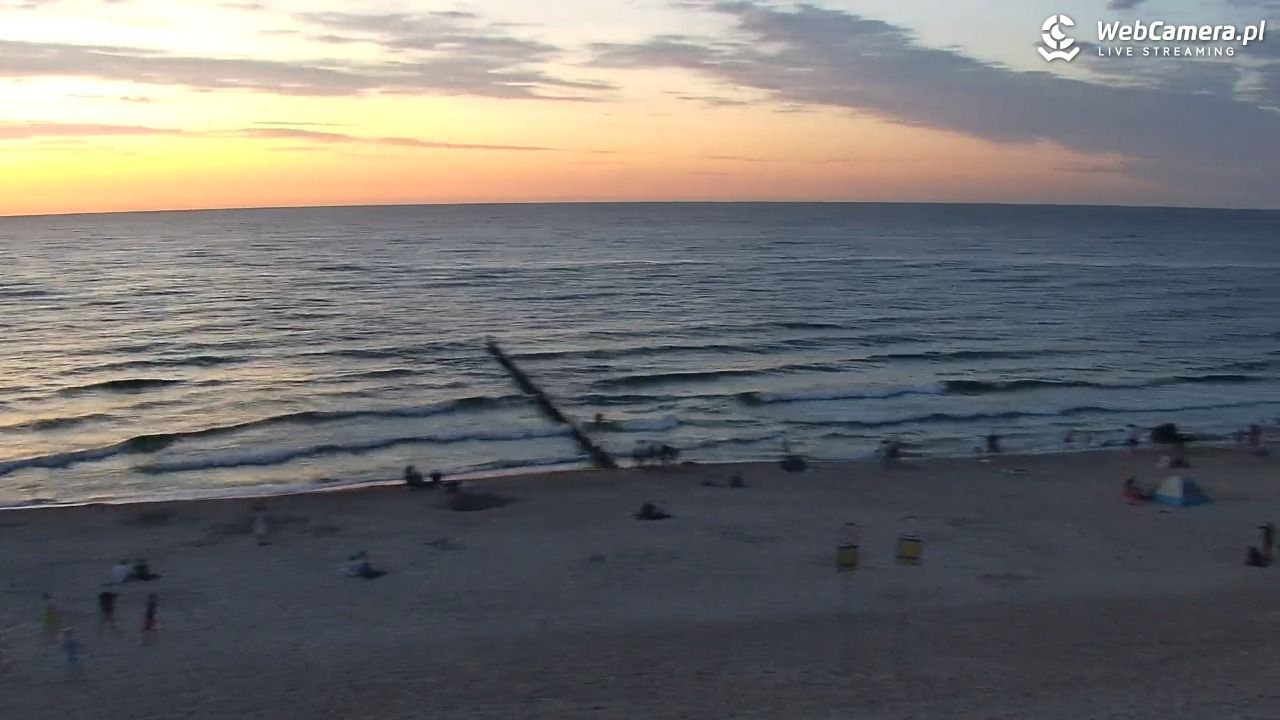 MIELNO - widok na plażę - 06 sierpień 2026, 21:13