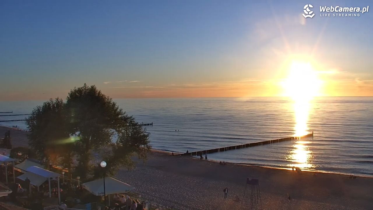 MIELNO - widok na plażę - 23 czerwiec 2026, 21:10