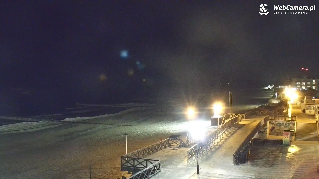 MIELNO - widok na plażę - 04 luty 2026, 22:20