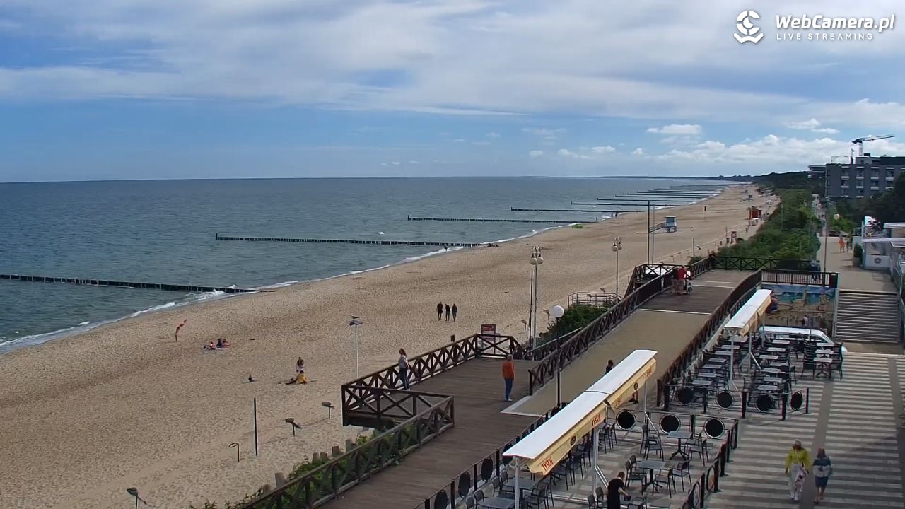 MIELNO - widok na plażę - 23 czerwiec 2026, 09:27