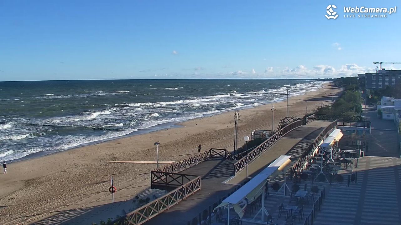 MIELNO - widok na plażę - 22 wresień 2026, 09:01