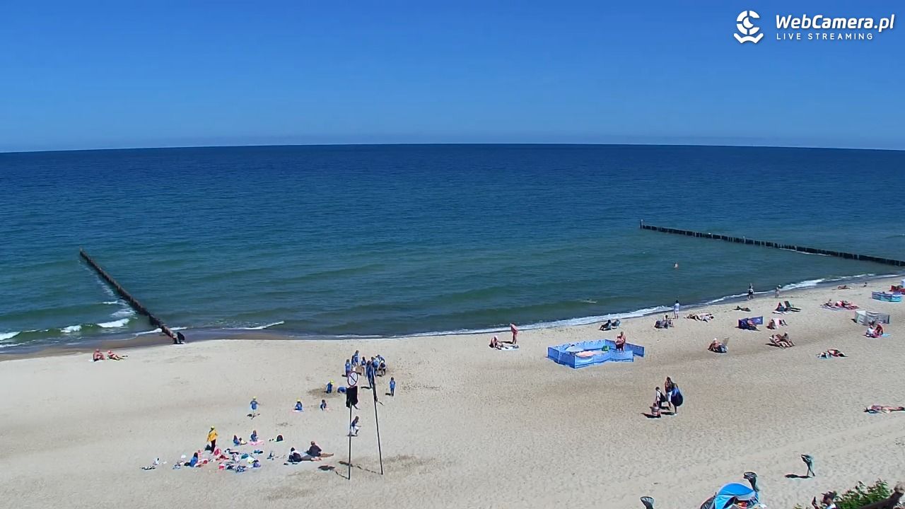MIELNO - widok na plażę - 23 czerwiec 2026, 11:58