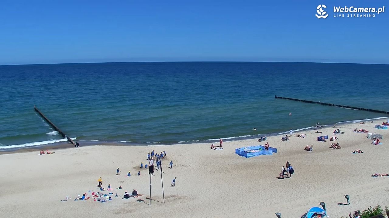 MIELNO - widok na plażę - 23 czerwiec 2026, 11:58