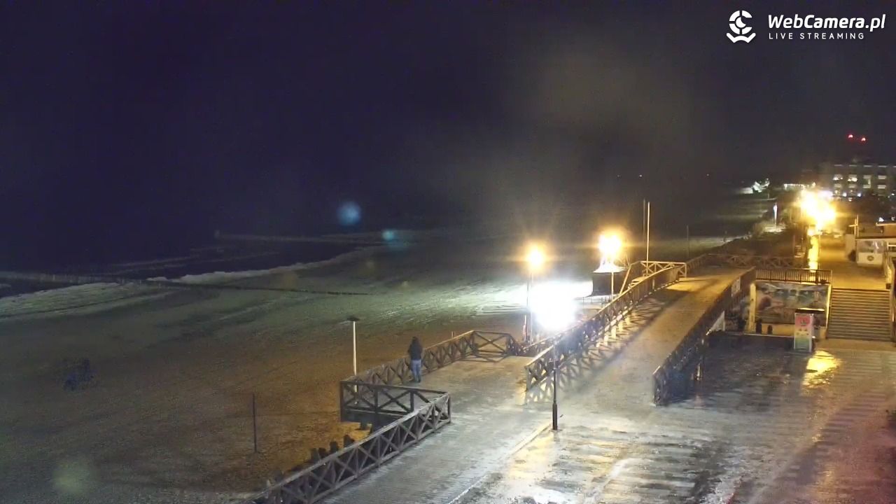 MIELNO - widok na plażę - 04 luty 2026, 20:01