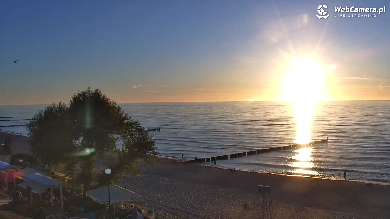 MIELNO - widok na plażę - 23 czerwiec 2026, 21:03
