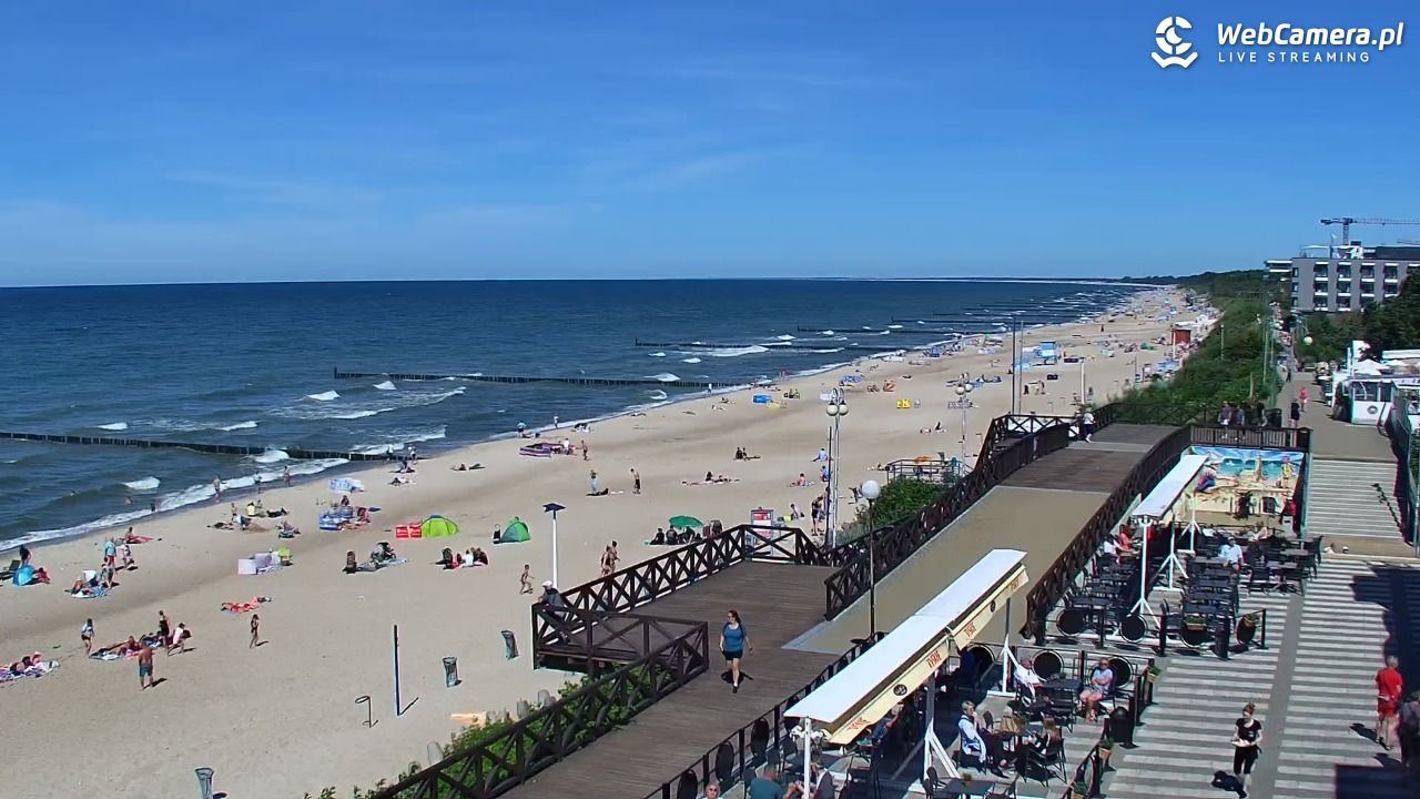 MIELNO - widok na plażę - 22 czerwiec 2026, 15:12