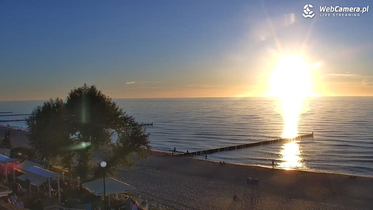 MIELNO - widok na plażę - 23 czerwiec 2026, 21:02