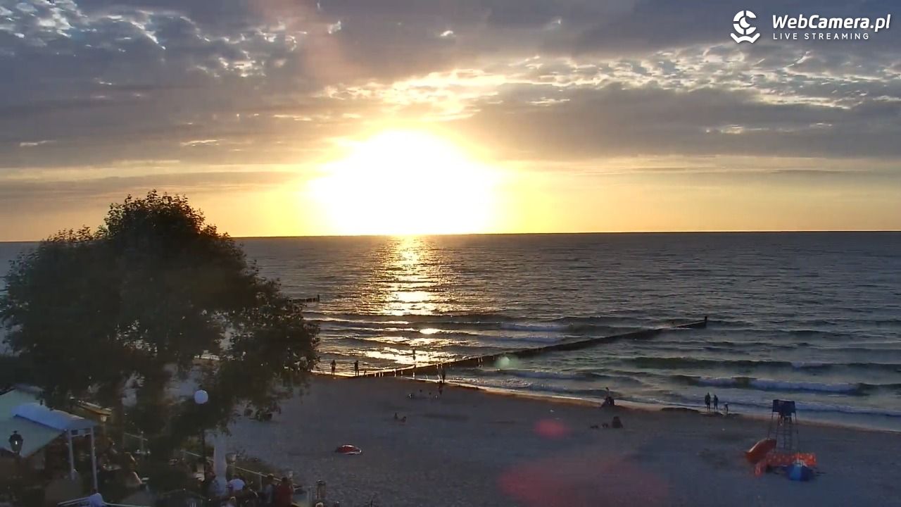 MIELNO - widok na plażę - 06 sierpień 2026, 20:11