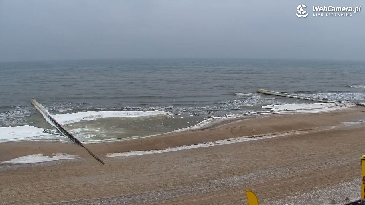 MIELNO - widok na plażę - 05 luty 2026, 13:55