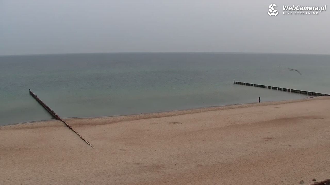 MIELNO - widok na plażę - 24 marzec 2026, 05:45