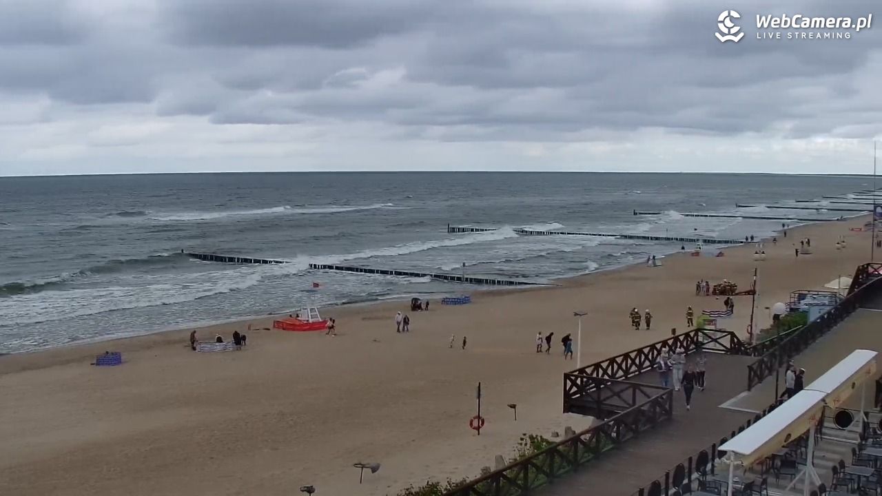 MIELNO - widok na plażę - 07 sierpień 2026, 11:38