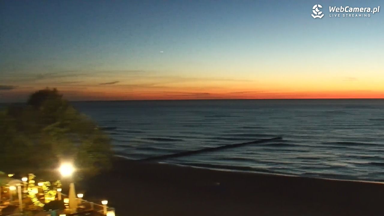 MIELNO - widok na plażę - 22 czerwiec 2026, 22:53