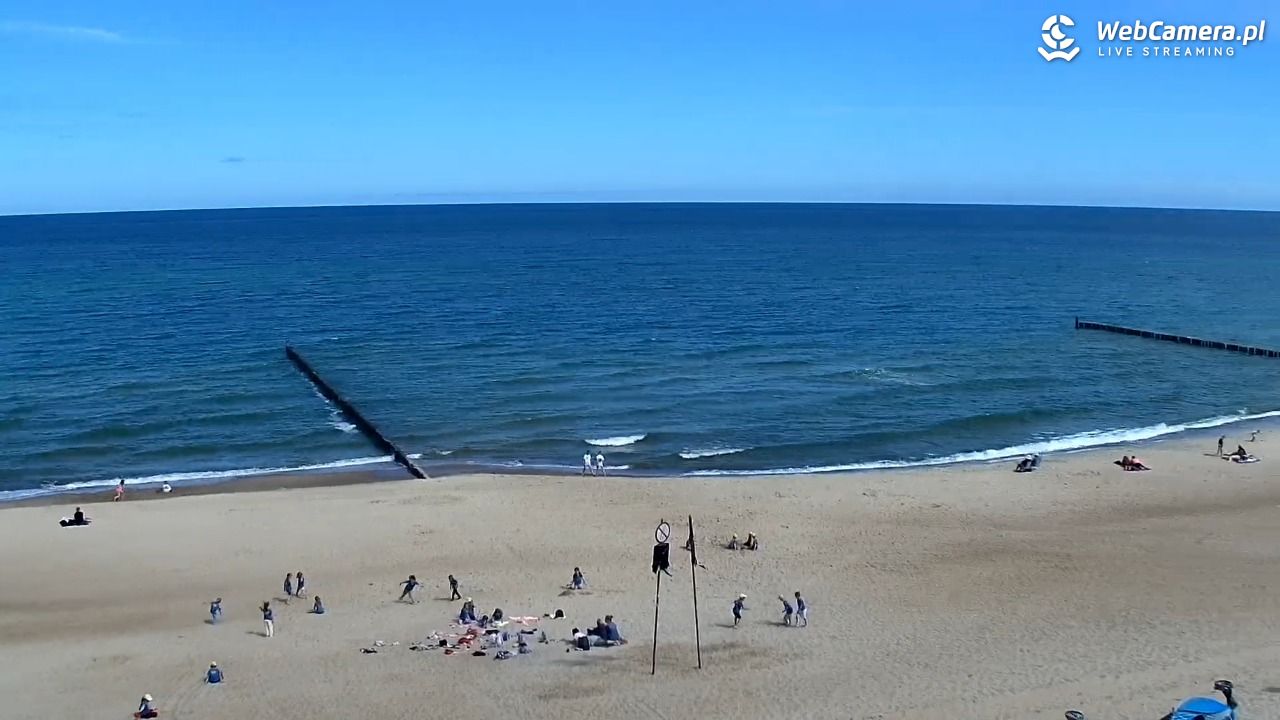 MIELNO - widok na plażę - 23 czerwiec 2026, 10:43