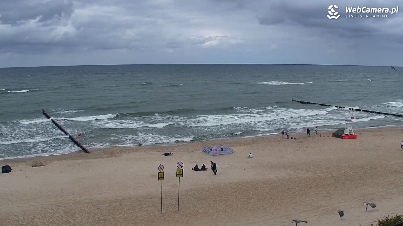 MIELNO - widok na plażę - 07 sierpień 2026, 14:24