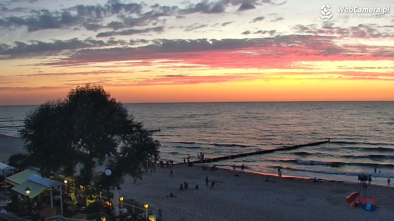 MIELNO - widok na plażę - 06 sierpień 2026, 21:08
