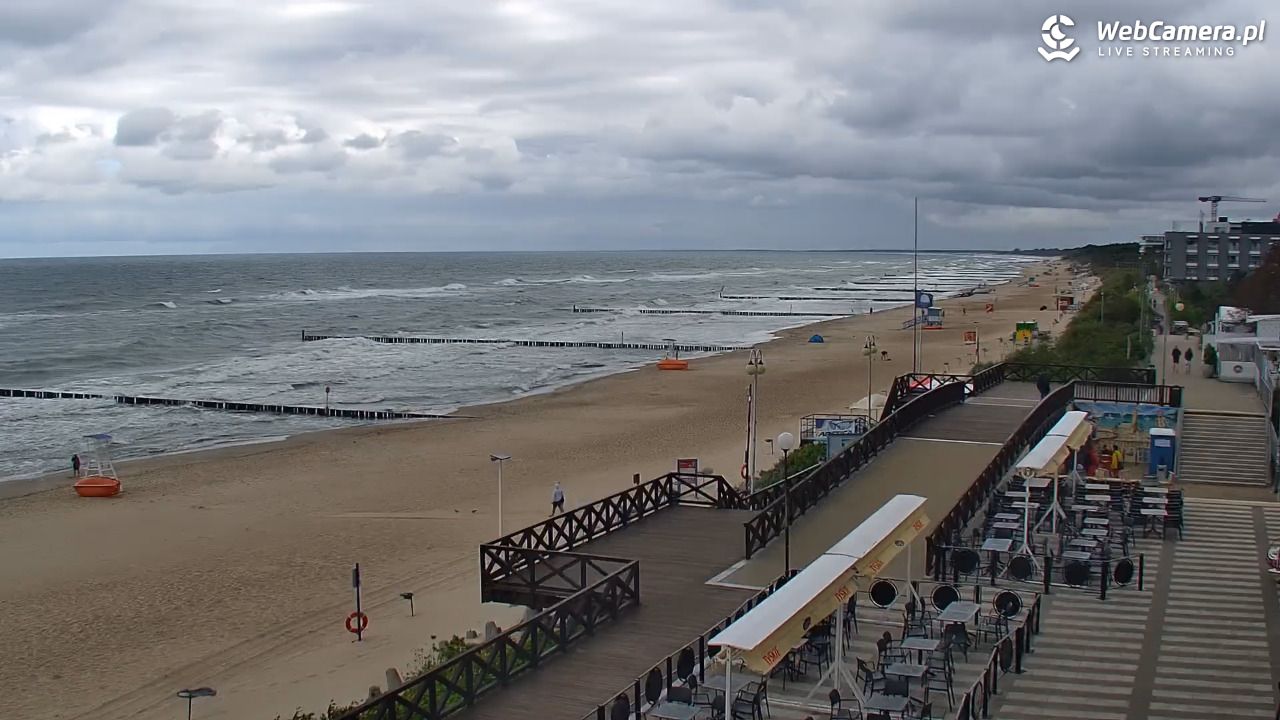 MIELNO - widok na plażę - 07 sierpień 2026, 09:23
