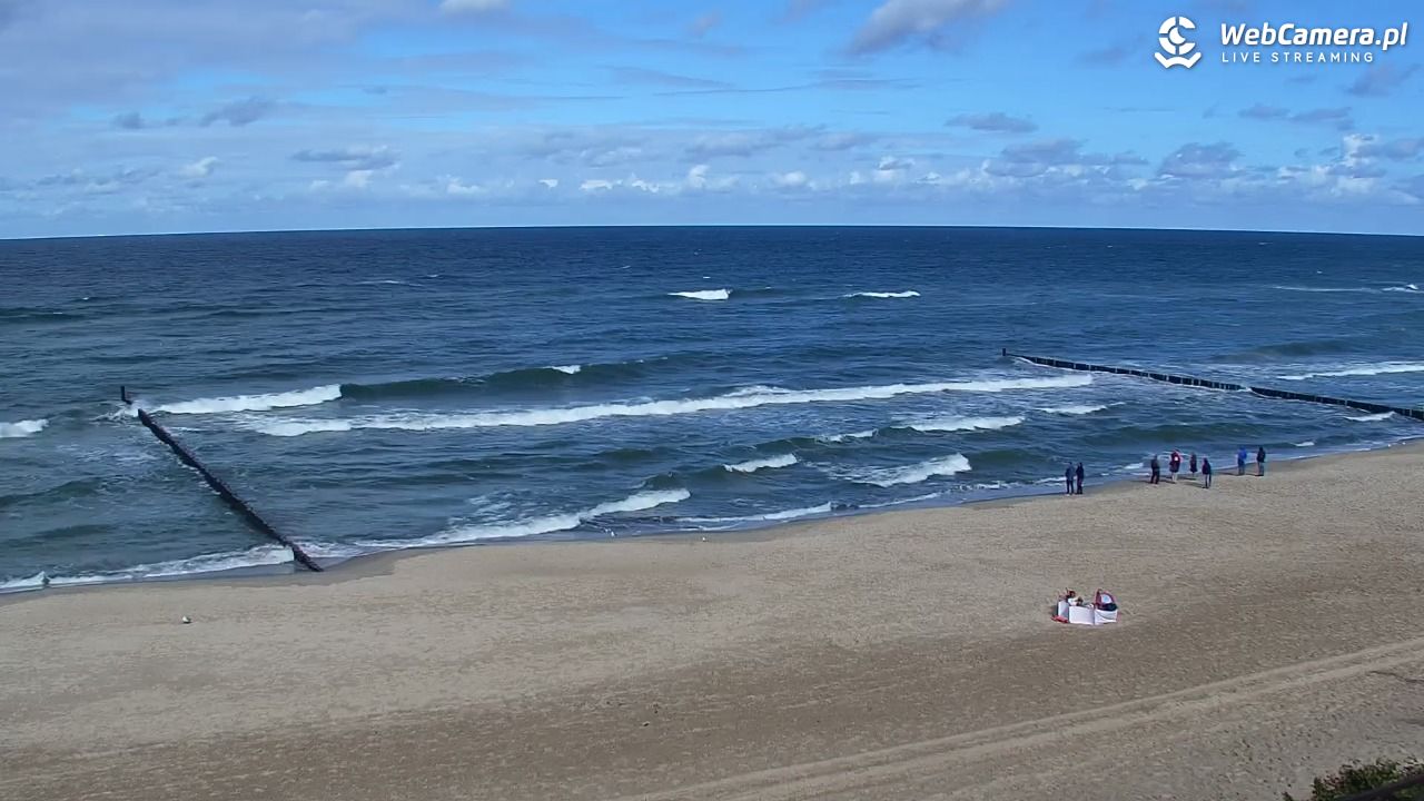MIELNO - widok na plażę - 17 wresień 2026, 12:21