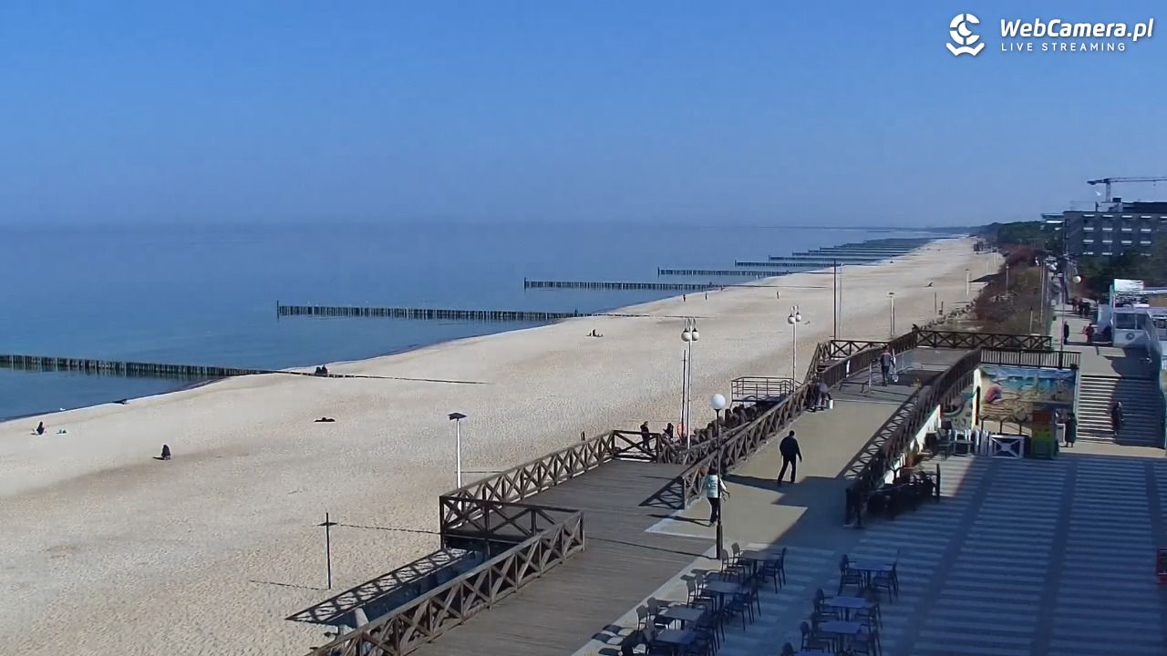 MIELNO - widok na plażę - 23 marzec 2026, 11:38
