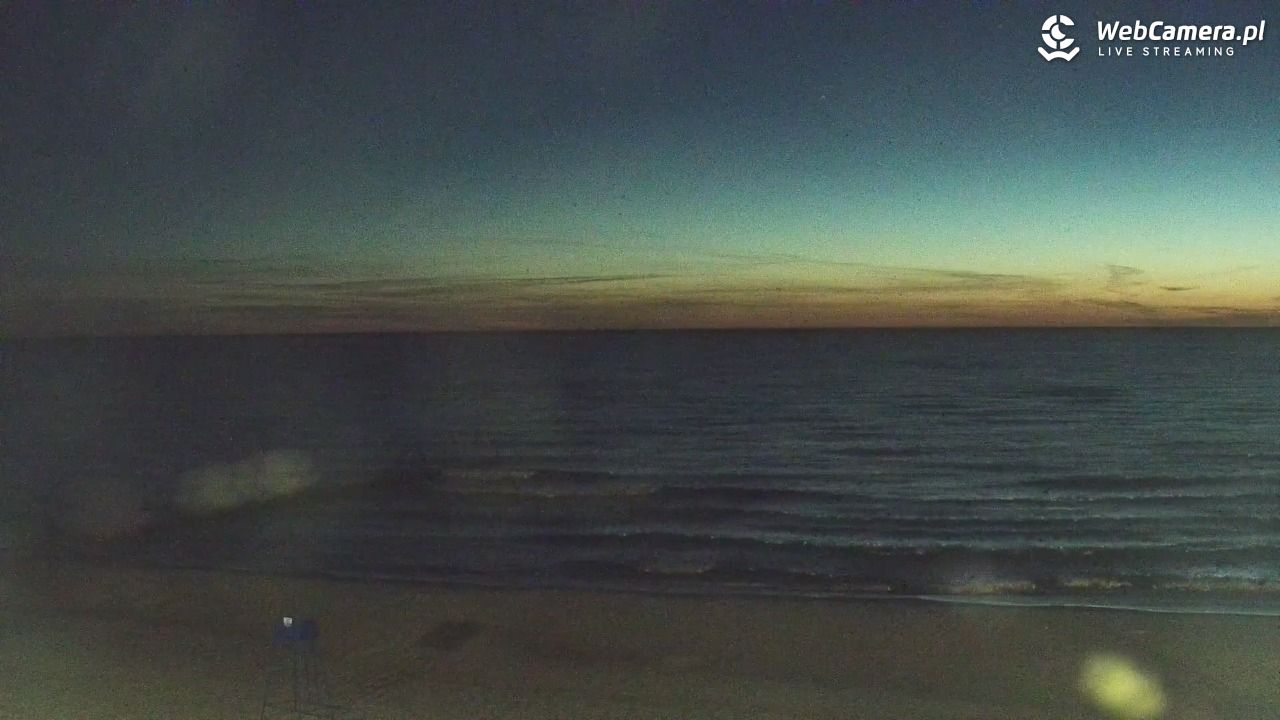 MIELNO - widok na plażę - 22 czerwiec 2026, 23:58
