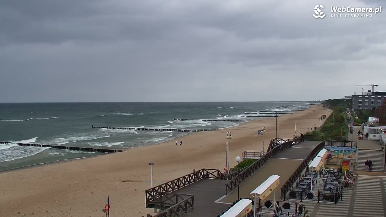 MIELNO - widok na plażę - 16 wresień 2025, 12:13