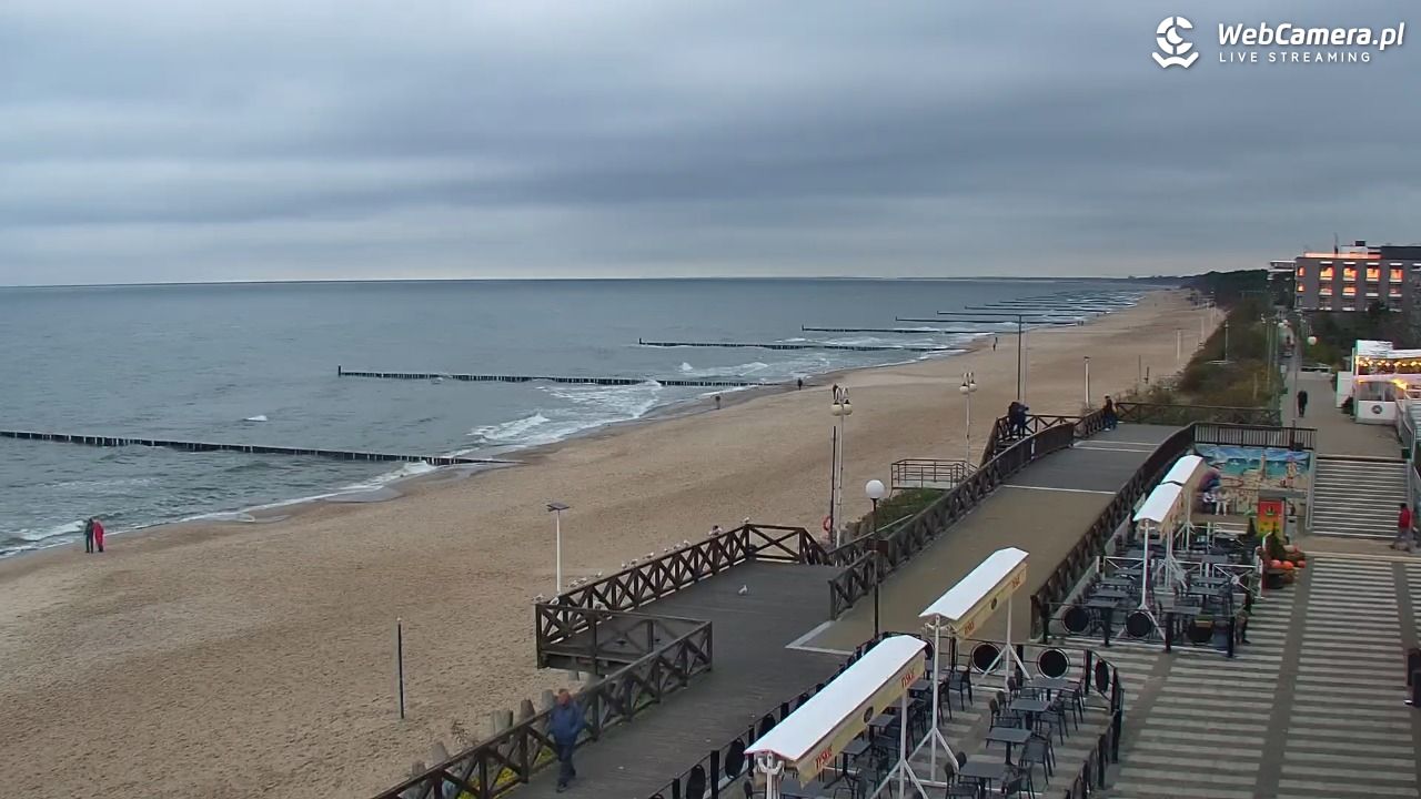 MIELNO - widok na plażę - 03 listopad 2025, 15:49