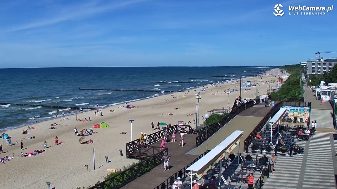 MIELNO - widok na plażę - 22 czerwiec 2026, 15:56