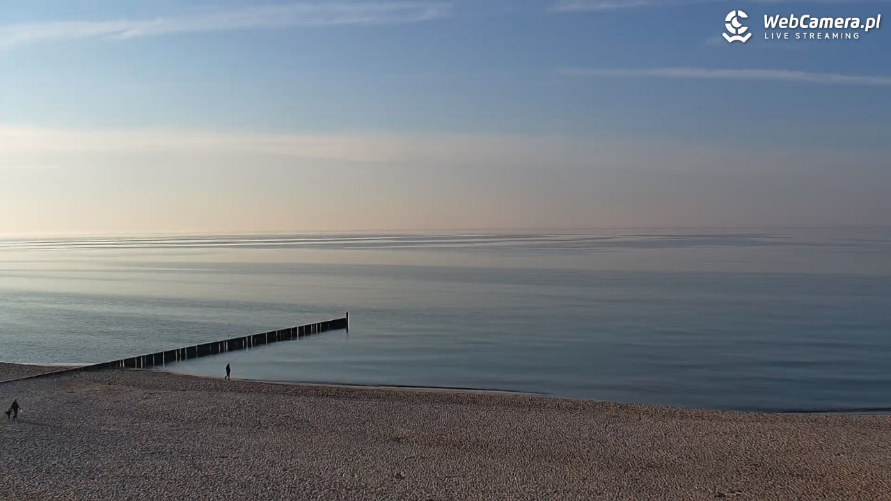 MIELNO - widok na plażę - 23 marzec 2026, 16:56