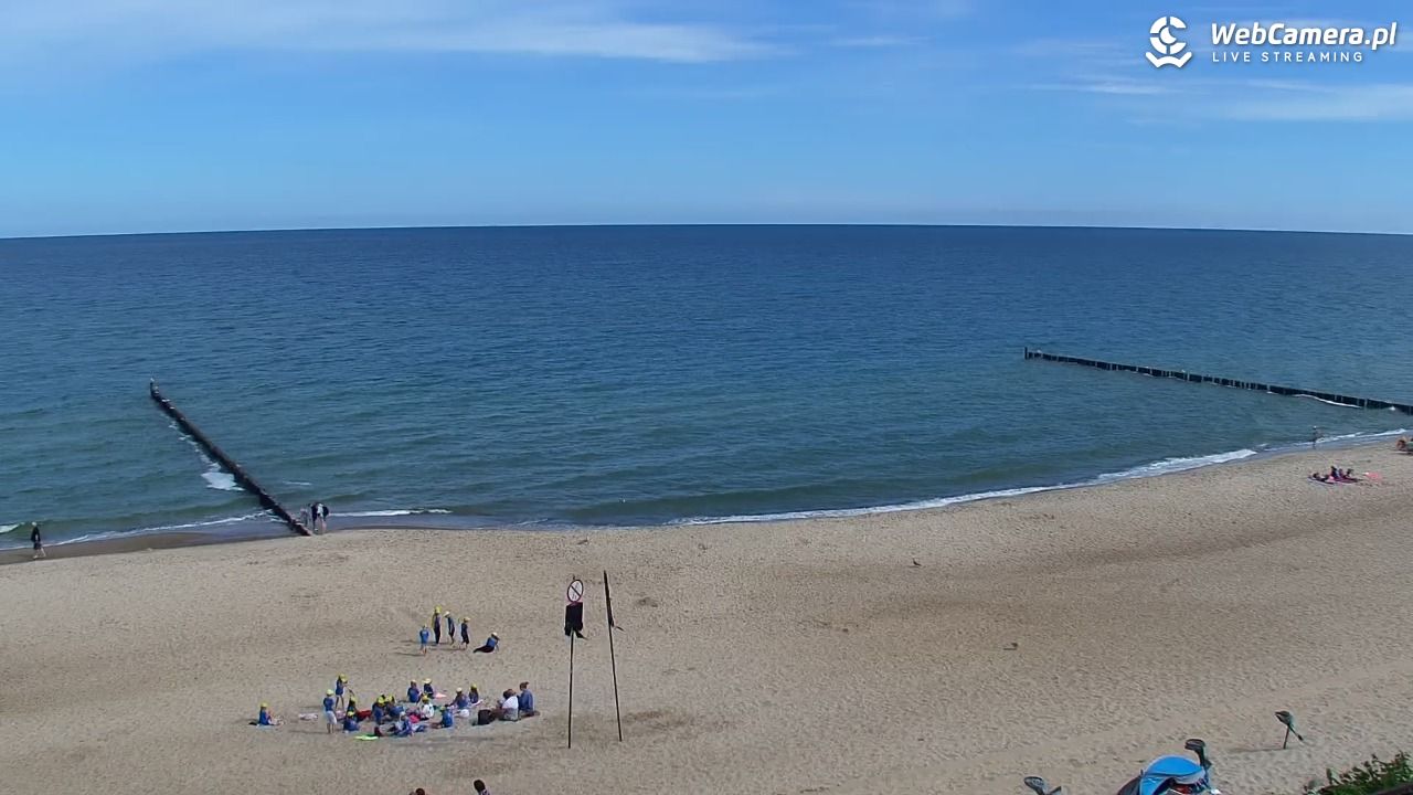 MIELNO - widok na plażę - 23 czerwiec 2026, 09:49