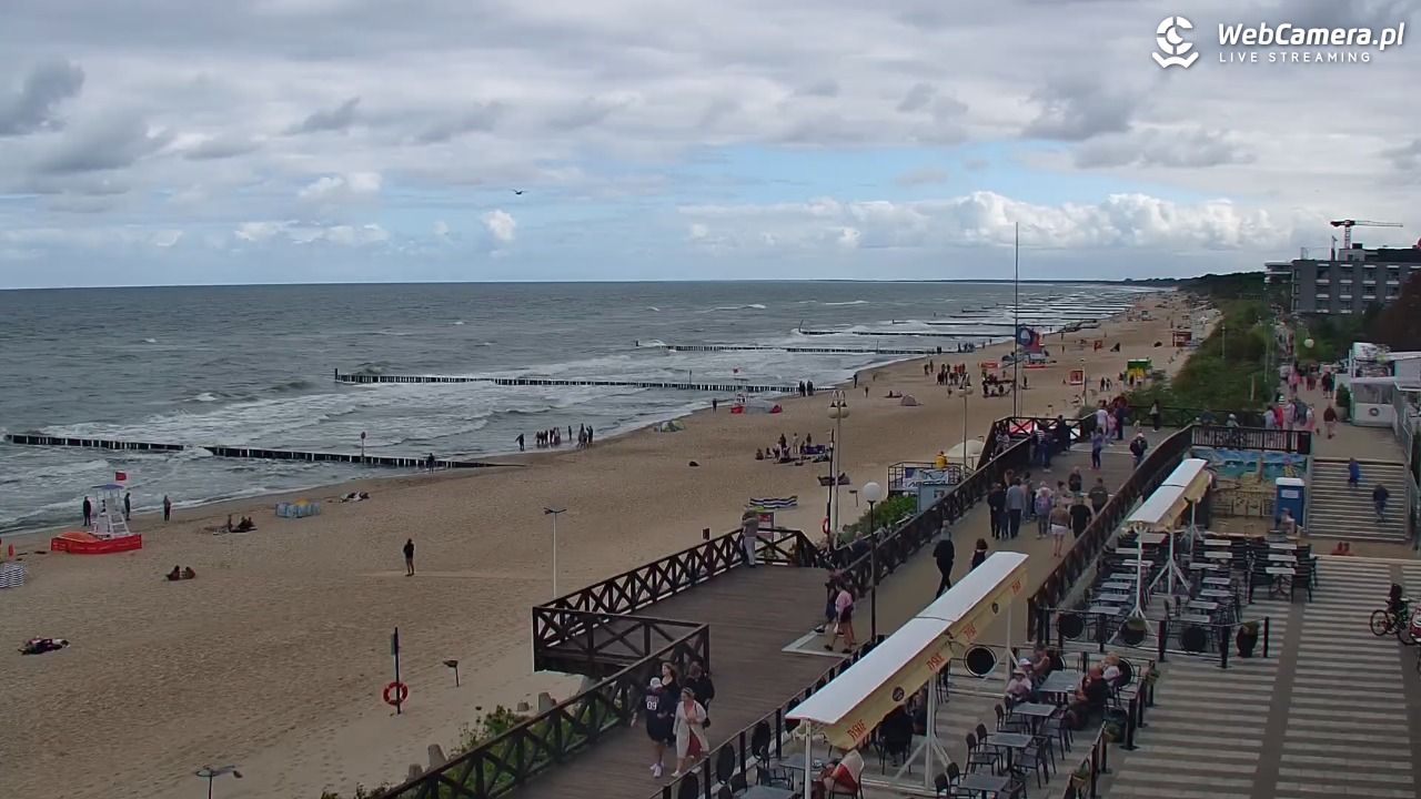 MIELNO - widok na plażę - 07 sierpień 2026, 11:21