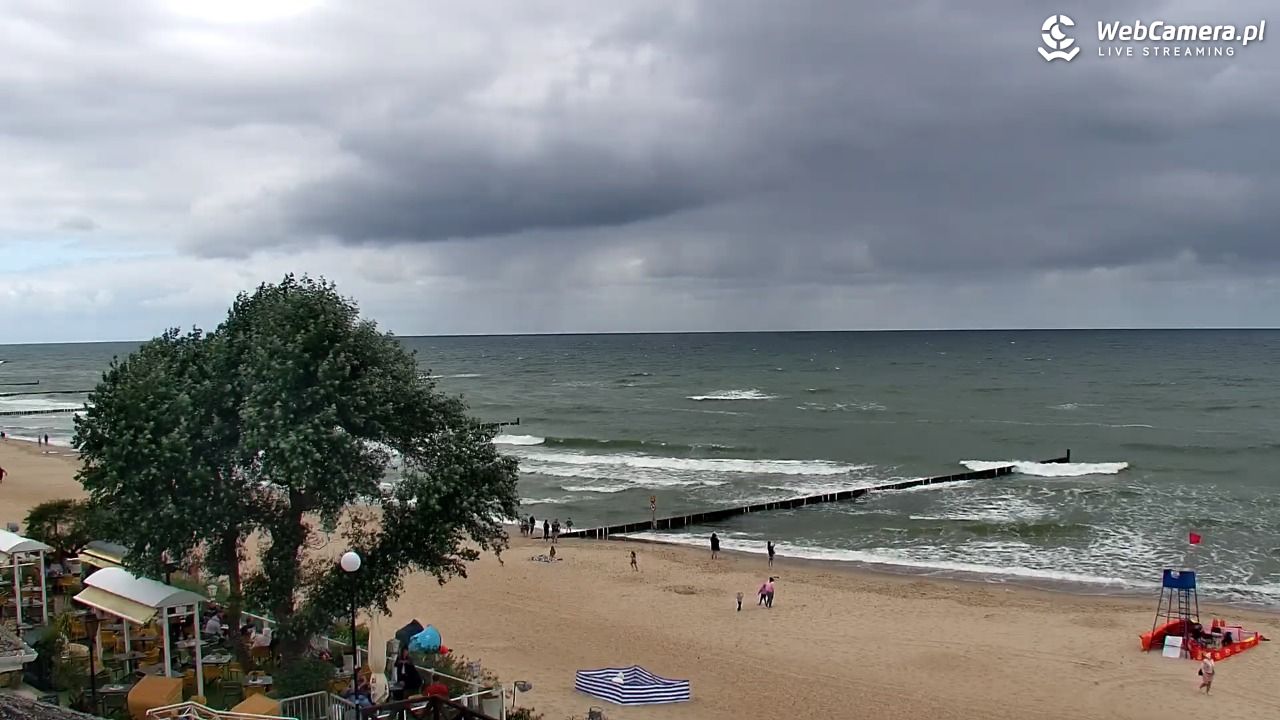 MIELNO - widok na plażę - 07 sierpień 2026, 12:52