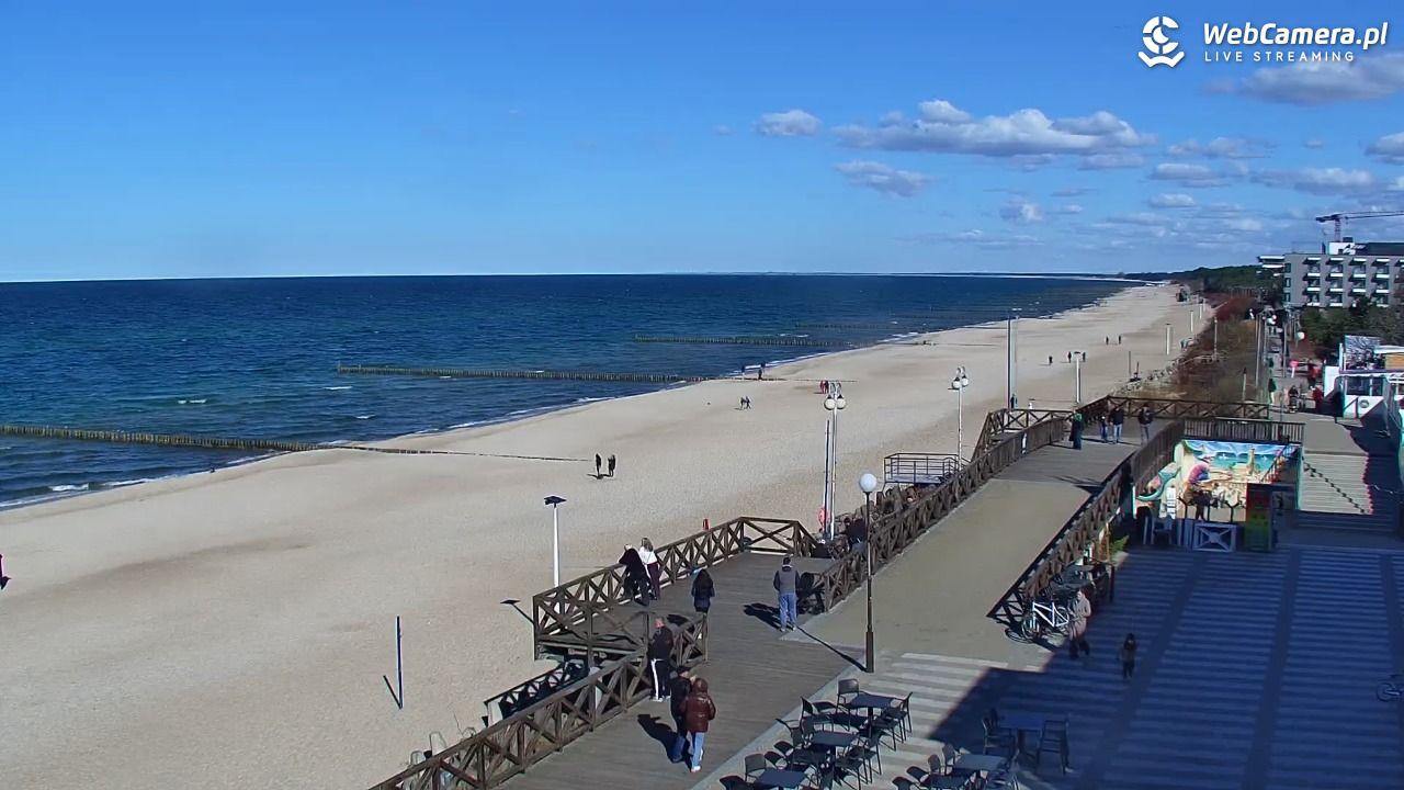 MIELNO - widok na plażę - 21 marzec 2026, 13:49