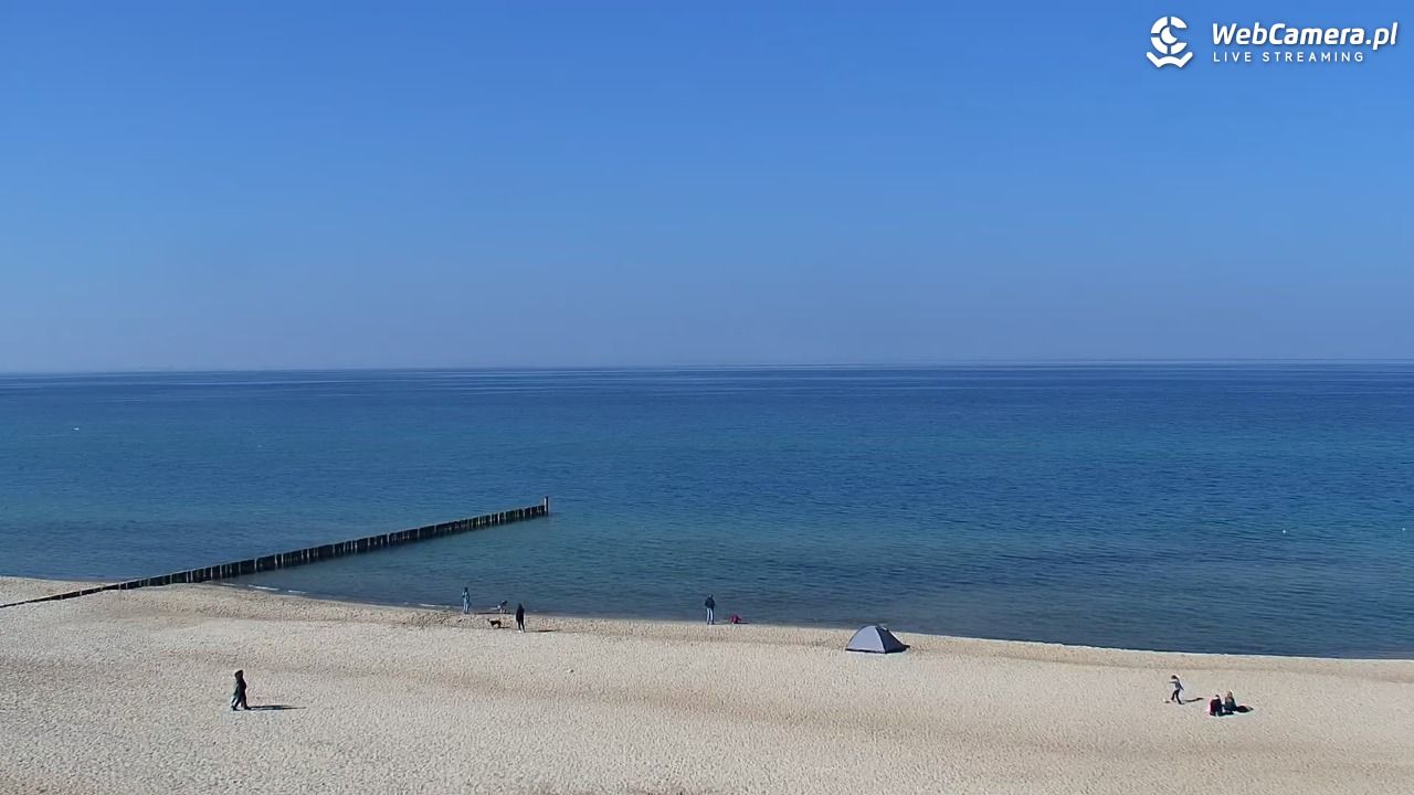 MIELNO - widok na plażę - 22 marzec 2026, 13:11