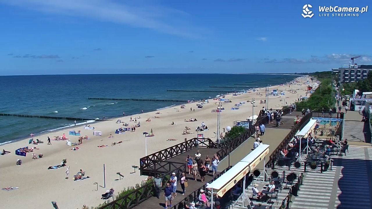MIELNO - widok na plażę - 23 czerwiec 2026, 13:37