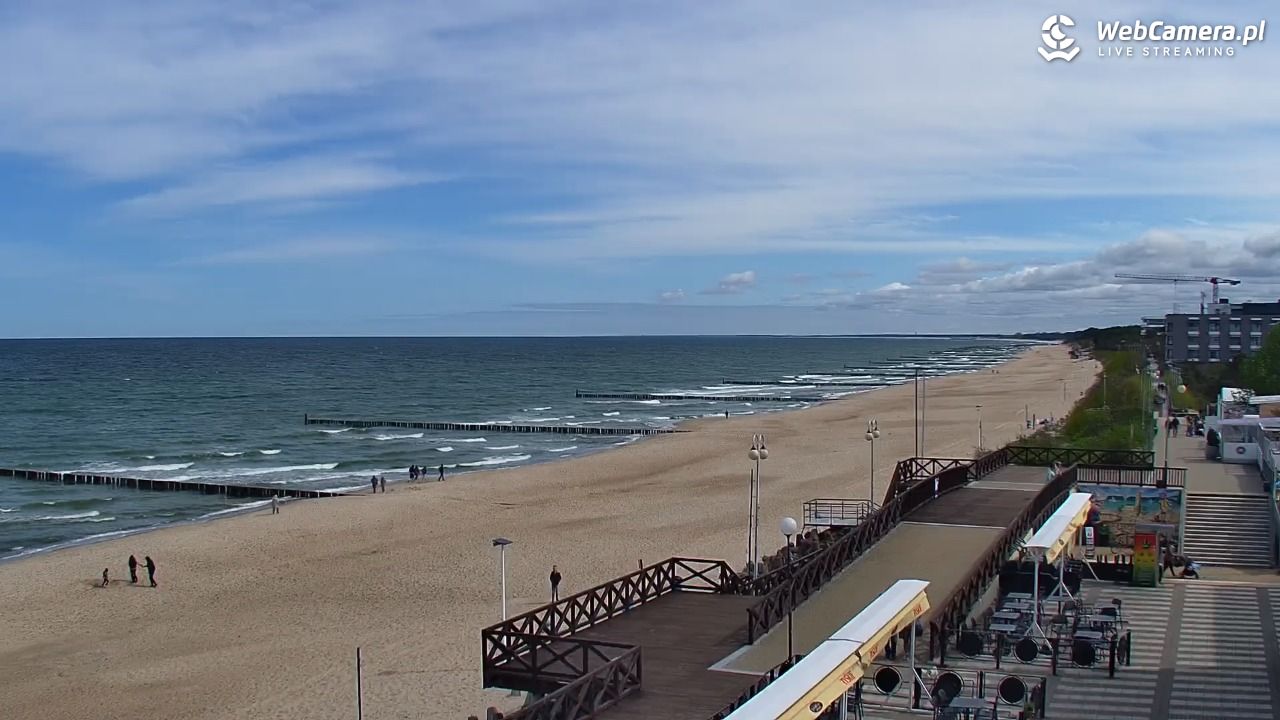 MIELNO - widok na plażę - 07 maj 2026, 11:23