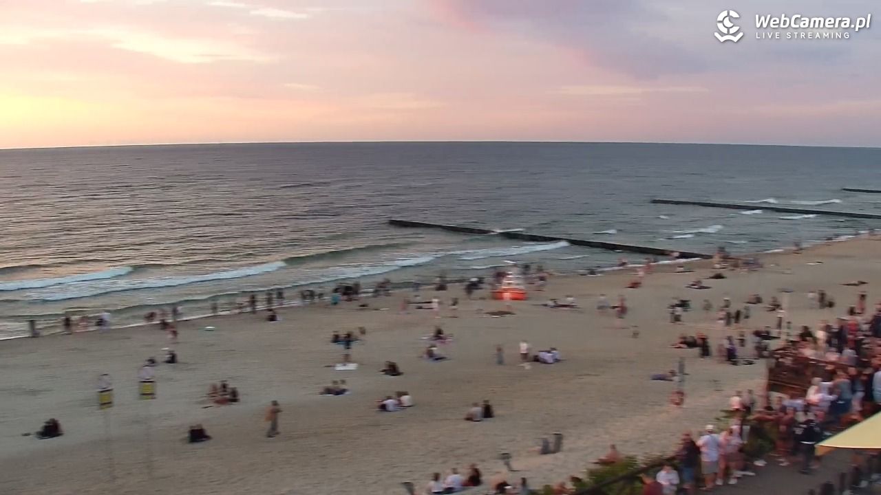 MIELNO - widok na plażę - 06 sierpień 2026, 20:41