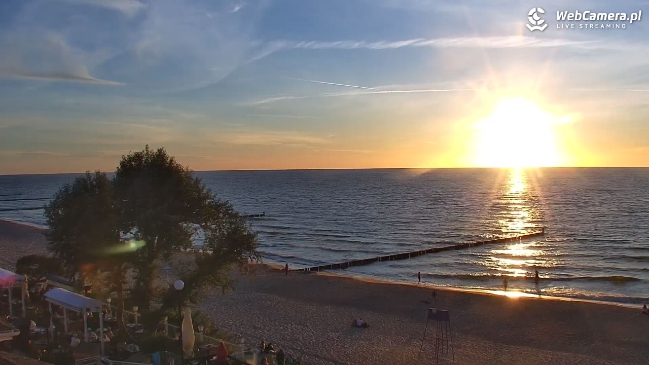 MIELNO - widok na plażę - 22 czerwiec 2026, 21:07