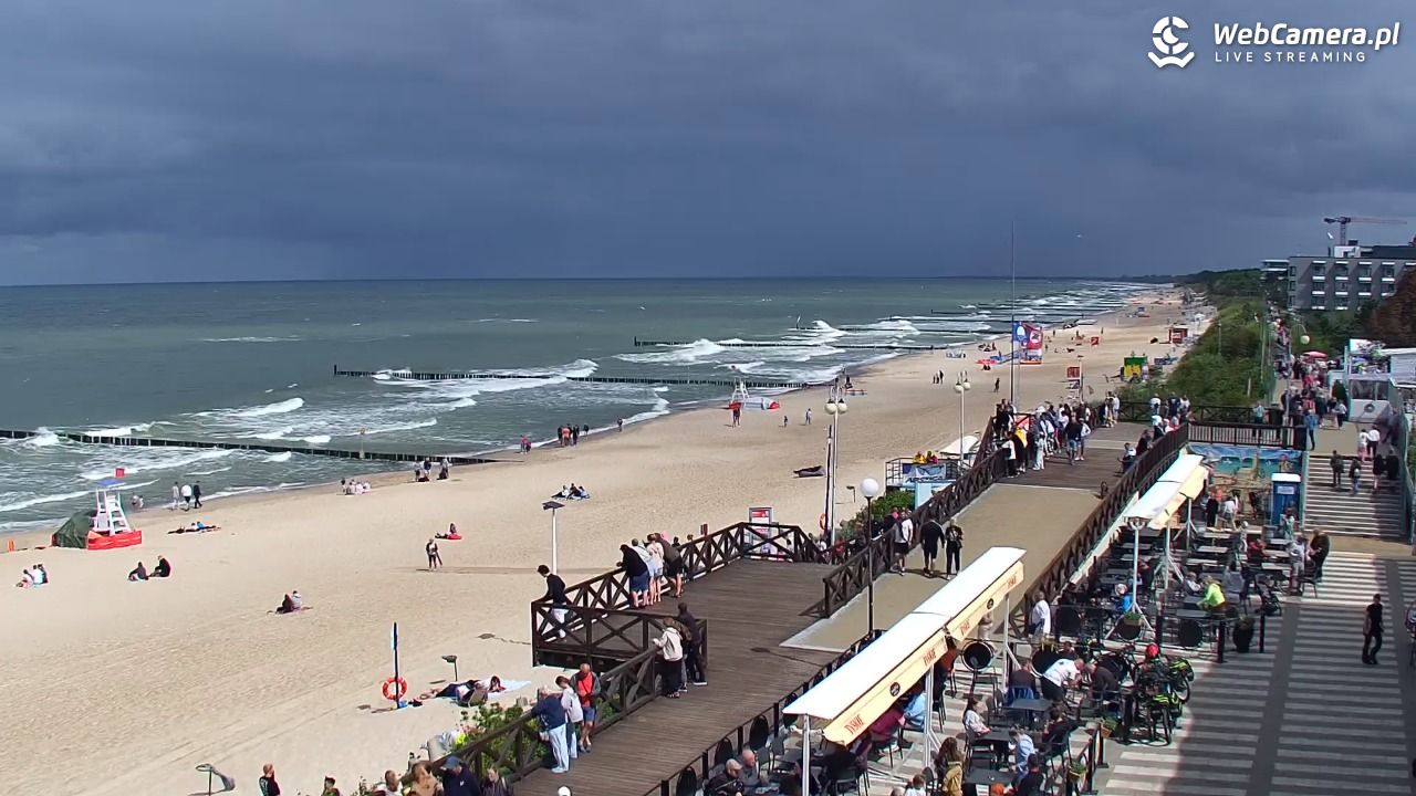 MIELNO - widok na plażę - 07 sierpień 2026, 13:19